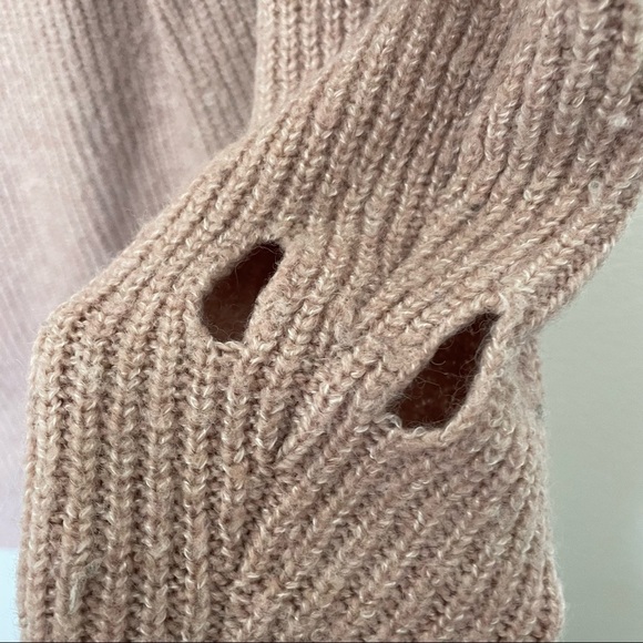 Tan Sweater Dress - Picture 3 of 4